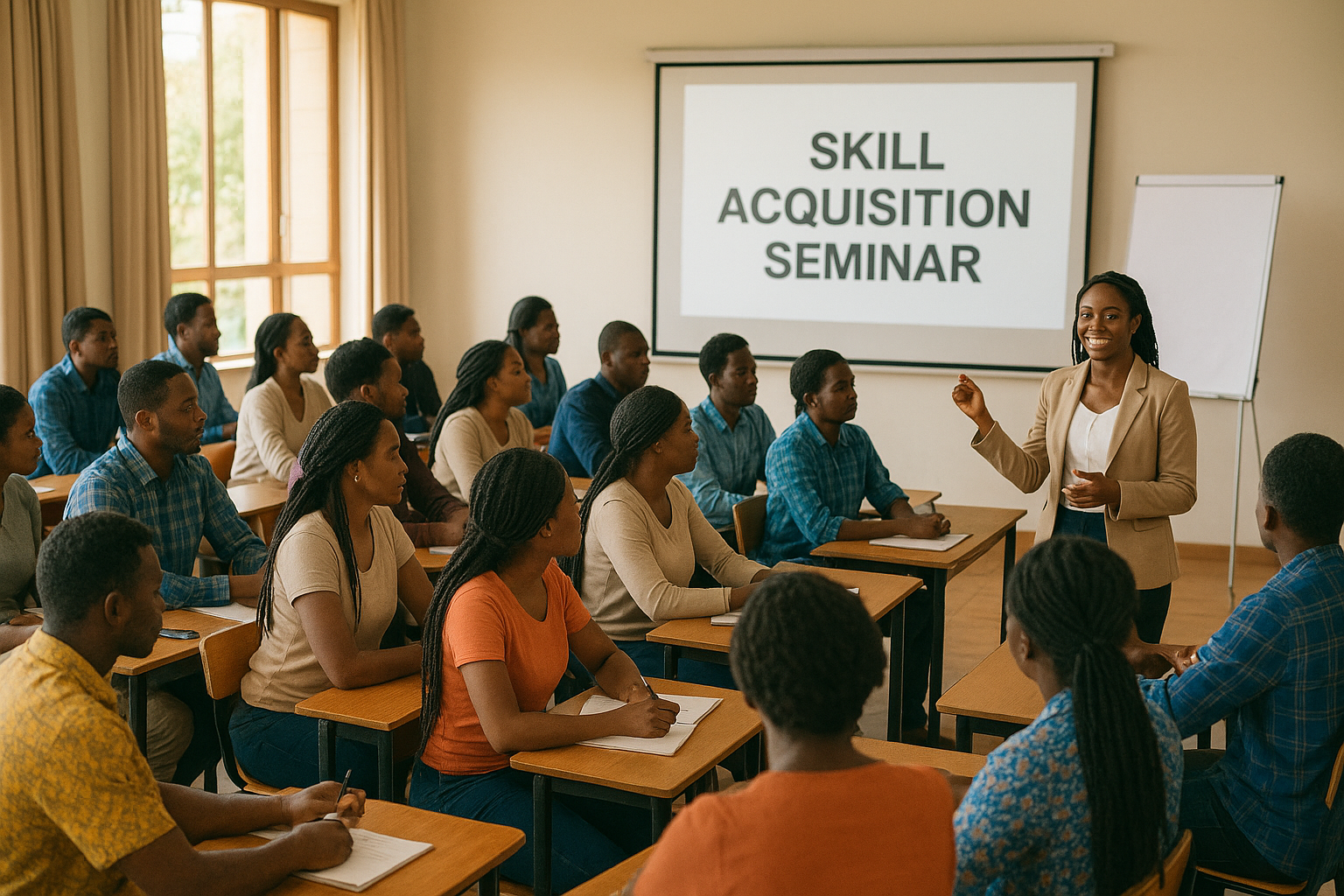 People learning skills